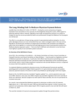 The Long, Winding Path To Medicare Physician