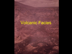 Volcanic Facies