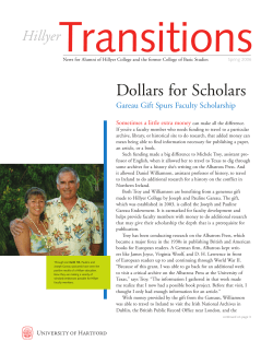 Spring/Summer 2006 -PDF - University of Hartford