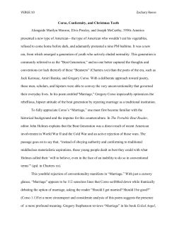 Corso, Conformity, and Christmas Teeth Alongside Marilyn Monroe