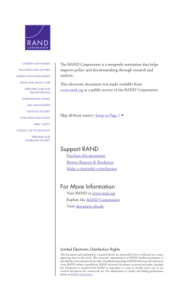 The Arc - RAND Corporation