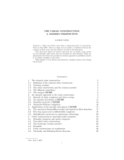 THE COBAR CONSTRUCTION: A MODERN PERSPECTIVE