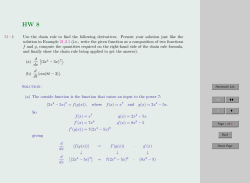 Honors Calculus I