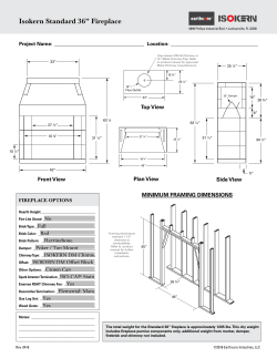 36" Standard Dimensions