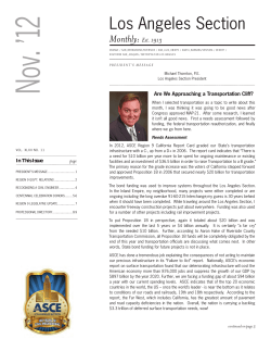 November 2012 - ASCE Los Angeles Section