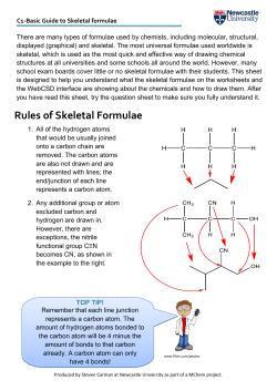 Rules of Skeletal Formulae