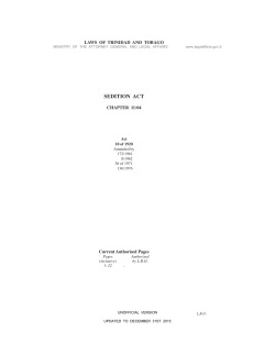 SEDITION ACT