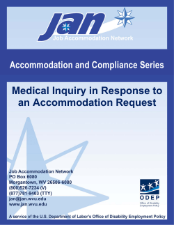 Medical Inquiry in Response to an Accommodation Request