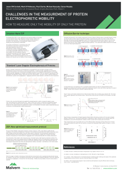 CHALLENGES IN THE MEASUREMENT OF PROTEIN