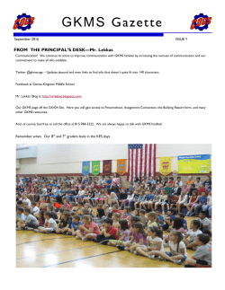 September Newsletter