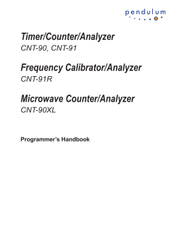 Frequency Calibrator/Analyzer CNT-91R