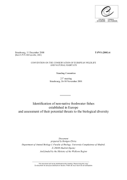 Identification of non-native freshwater fishes in Europe