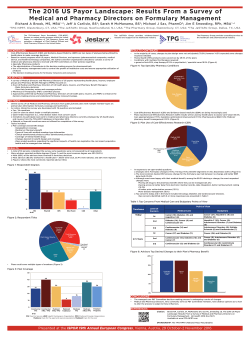 The 2016 US Payor Landscape: Results From a Survey of
