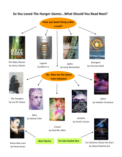 So You Loved The Hunger Games...What Should You Read Next?