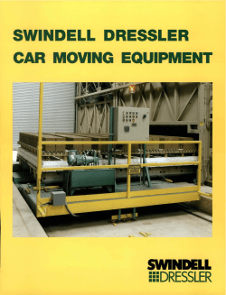SWINDELL DRESSLER CAR MOVING EQUIPMENT