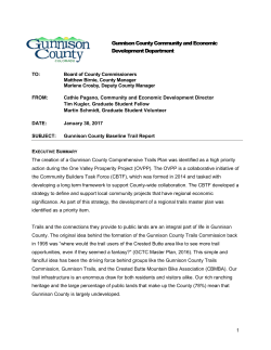 Baseline Trail Report - One Valley Prosperity Project