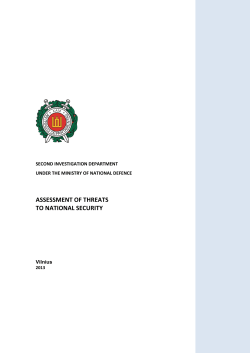 assessment of threats to national security