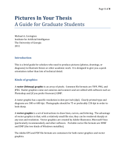Pictures In Your Thesis A Guide for Graduate Students
