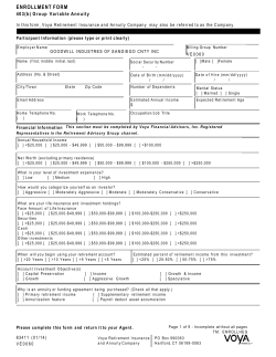 403b Retirement Plan Enrollment