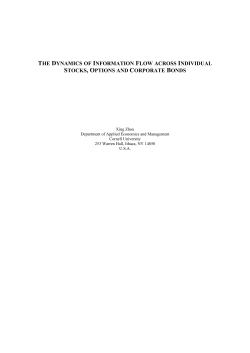 the dynamics of information flow across individual stocks, options