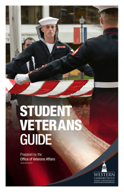 student veterans guide - Western Connecticut State University
