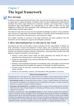 Handbook for the Protection of Internally Displaced Persons