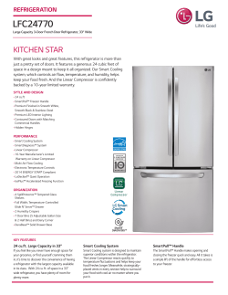 Large Capacity 3-Door French Door Refrigerator