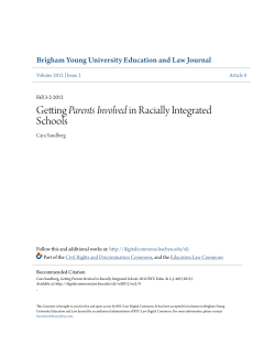 Getting Parents Involved in Racially Integrated Schools