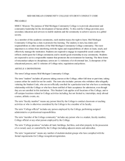 Plagiarism - Mid Michigan Community College