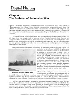 Chapter 1 The Problem of Reconstruction