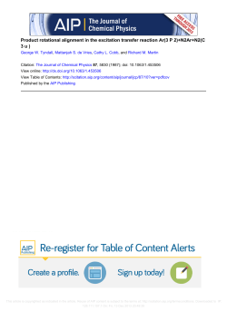 Product rotational alignment in the excitation transfer reaction Ar(3 P