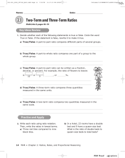 2.1 Two-Term and Three