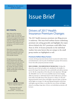 Issue Brief - American Academy of Actuaries