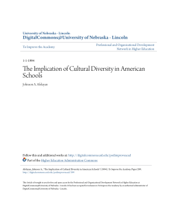 The Implication of Cultural Diversity in American Schools