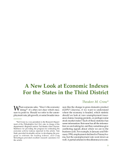 A New Look at Economic Indexes for the States in the Third District