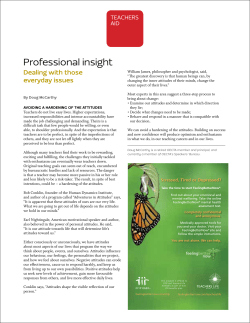 Professional insight