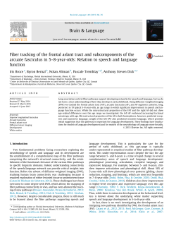 Fiber tracking of the frontal aslant tract and subcomponents of the