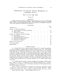 By T. J. D. Fair, M.A.