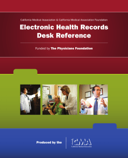Electronic Health Records Desk Reference