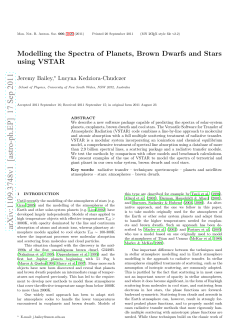 Modelling the Spectra of Planets, Brown Dwarfs and Stars using