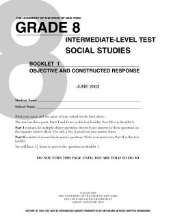 Book 1 - Regents