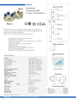IPAQ-H - Statesville Process Instruments