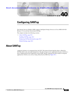 Configuring SANTap