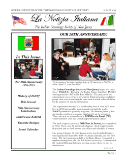 La Notizia August 2016 - RootsWeb