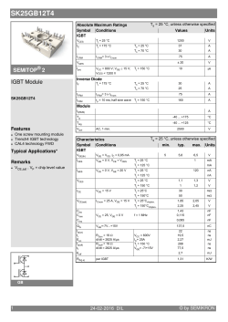 SK 25 GB 12T4 Datasheet