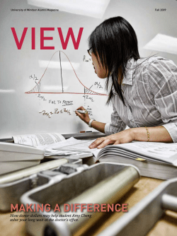 making a difference - University of Windsor