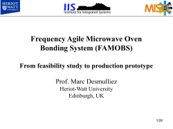 Frequency Agile Microwave Oven Bonding System (FAMOBS)