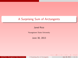 A Surprising Sum of Arctangents