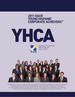 2011 HACR Young Hispanic Corporate Achievers&trade; Recap