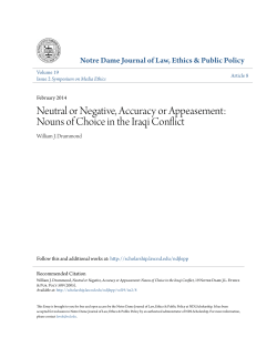 Neutral or Negative, Accuracy or Appeasement: Nouns of Choice in